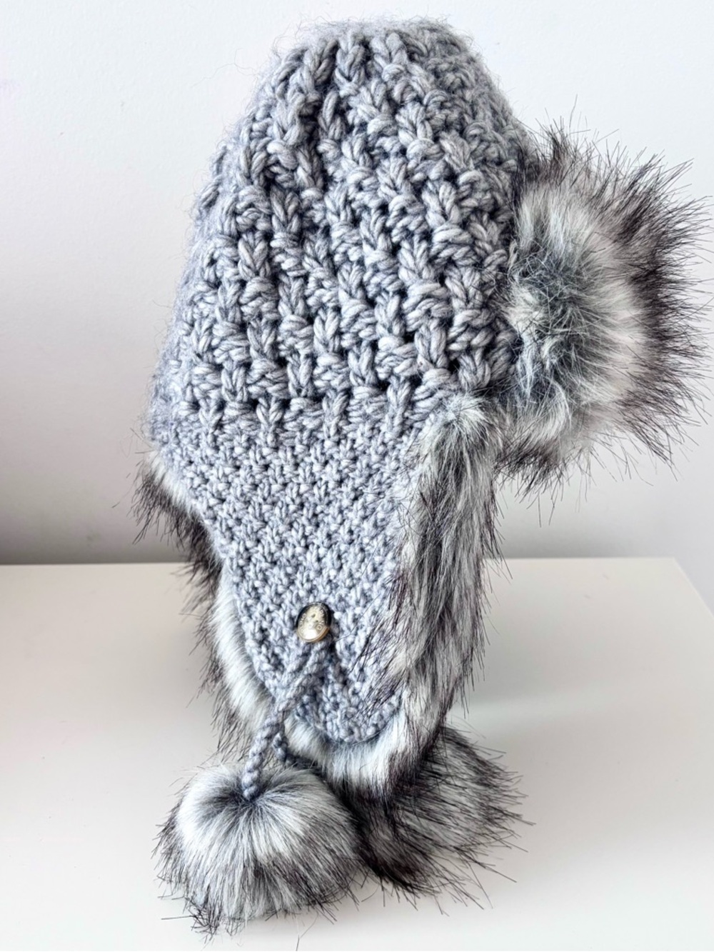 Faux Fur Trapper Hat NWOT